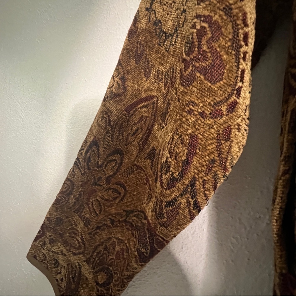 Flashback brocade jacket w/ drawstring neckline, … - image 4